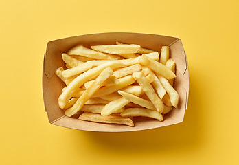 Image showing french fries in cardboard box