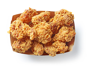 Image showing fried chicken wings