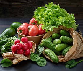 Image showing various fresh vegetables