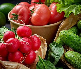 Image showing various fresh vegetables