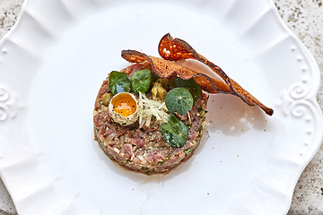 Image showing portion of tuna fish tartare