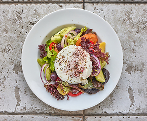 Image showing portion of greek salad