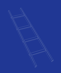 Image showing 3D model of ladder