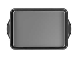 Image showing Black baking pan