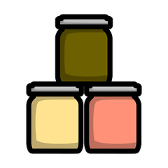 Image showing Baby Glass Jars Icon