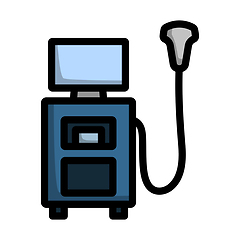 Image showing Ultrasound Diagnostic Machine Icon