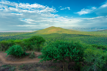 Image showing Lake Chamo landscape, Ethiopia Africa