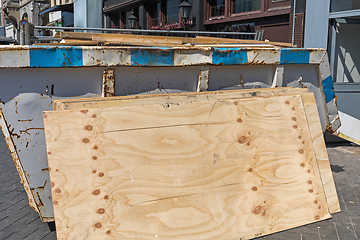 Image showing Plywood Board Skip