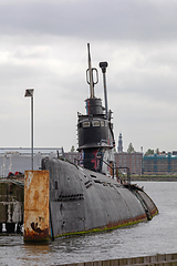 Image showing Decommissioned Submarine Amsterdam