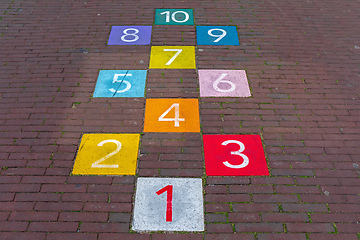 Image showing Hopscotch Markings