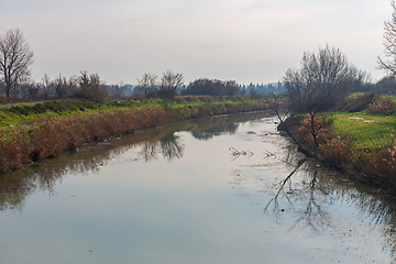 Image showing Channel Waterway Winter 