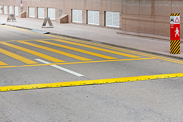 Image showing Yellow Crosswalk