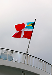 Image showing Bahamian Civil Flag