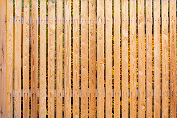 Image showing Wooden Fence Background