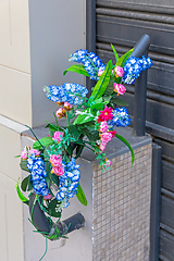 Image showing Plastic Flowers Rails