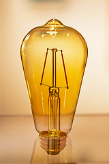 Image showing Retro Lightbulb