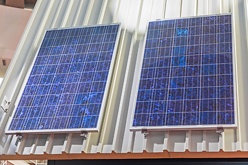 Image showing Solar Panels Roof