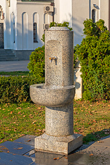 Image showing Marble Drinking Fountain