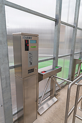 Image showing Coin Operated Turnstile