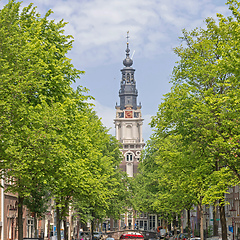 Image showing Zuiderkerk Monet Amsterdam