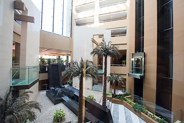 Image showing interior of a modern hotel resort