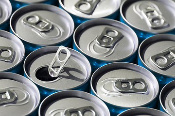 Image showing Soda cans