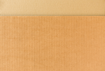 Image showing Abstract corrugated background with torn line