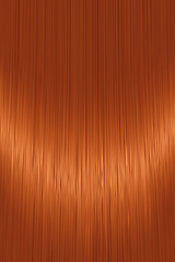 Image showing Realistic golden red straight hair texture background