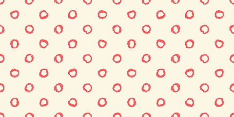 Image showing Polka dot seamless pattern with hand painted circles