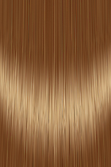 Image showing Realistic golden brown brunette hair texture background