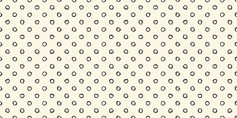 Image showing Polka dot seamless pattern with hand painted circles