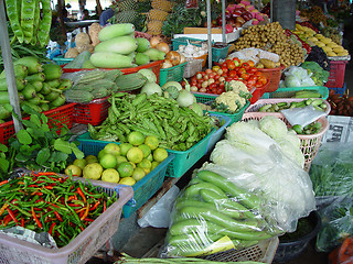 Image showing vegetable market