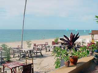 Image showing beach restaurant