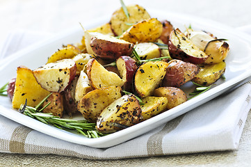 Image showing Roasted potatoes