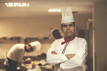 Image showing Portrait of young chef