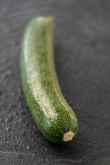 Image showing zucchini on slate stone background