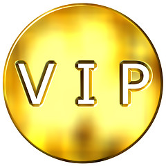 Image showing 3D Golden Framed VIP