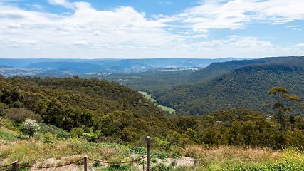 Image showing the Blue Mountains Australia panorama