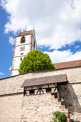 Image showing Fortified church at Bergfelden south Germany