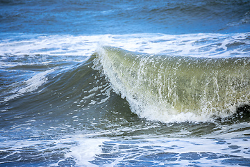 Image showing stormy ocean scenery background