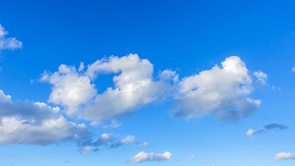 Image showing blue sky with clouds