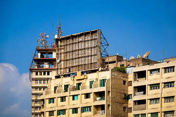 Image showing old hotel building in Cairo Egypt