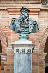 Image showing statue at San Severino Marche Italy