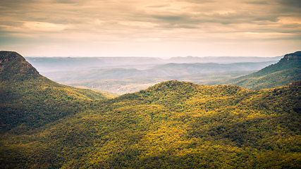 Image showing the Blue Mountains Australia panorama