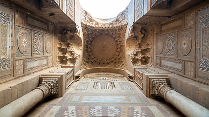 Image showing The two mosques Al-Rifa\'i and Sultan Hassan in Cairo Egypt