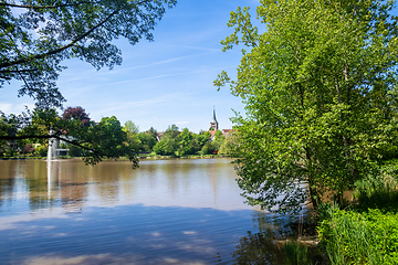 Image showing cloister lake in Sindelfingen Germany