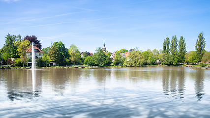 Image showing cloister lake in Sindelfingen Germany