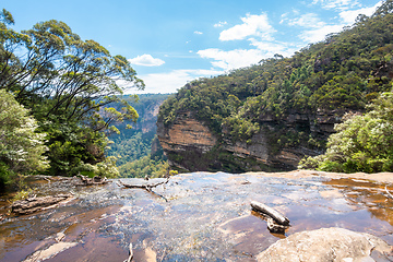 Image showing waterfall at the Blue Mountains Australia