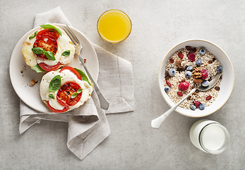 Image showing Breakfast food healthy