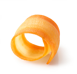 Image showing fresh raw carrot roll